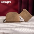 thumbnail image 6 of Wrangler KeyChain Wallet Wristlet Wallets for Women Dual Pouch Wristlet Rfid Blocking Credit Card Holder Wallet, Khaki, 6 of 7