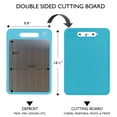 thumbnail image 6 of Reston Lloyd Cutting Board with Defrosting Tray, Zester & Knife Sharpner, Turquoise, 6 of 6