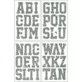 thumbnail image 3 of SEI 3-inch Varsity Glitter Iron-on Letters Transfer, Silver, 3 of 5