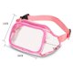 thumbnail image 2 of Riñonera, Riñonera Transparente Impermeable Lindo Estadio Aprobado Riñonera Monedero Transparente Riñonera Ajustable Transparente para Mujeres Hombres, Viajes, Playa, Eventos, Bolsa de Concierto, Rosa Sailing Electrónica, 2 of 5