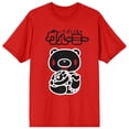 thumbnail image 5 of Gloomy Bear Black & White Art Crew Neck Short Sleeve Red Women's T-shirt-Large, 5 of 7