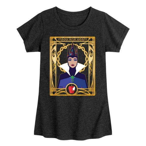 Snow White - Mirror Mirror Witch - Toddler And Youth Girls Fitted Short Sleeve Tee