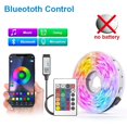 thumbnail image 1 of LED Strip Light RGB Color USB Tpae Bluetooth LED Strip Bedroom Decoration 5050 1m 2m 3m 4m 5m 10m 15m TV LED Backlight For Party, 1 of 7