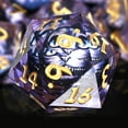thumbnail image 2 of Juego de dados Maywin Liquid Core Dragon Eye D&D, juego de dados poliédricos, juego de dados de dragones y mazmorras para Ttrpg, 2 of 5