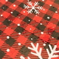 thumbnail image 3 of Waverly Inspirations Vinyl Tablecover With Flannel Backing, 6Ft Table, 72" x 30", Snowflake Red, 1 PK, 3 of 6