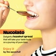 thumbnail image 7 of NUCOLATO Hazelnut Spread, 12.3 oz - 350 g | Keto Friendly - No Sugar Added | Best Low Carb Dessert - Food Snacks | Perfect Topping for Cake, Bananas, Cookies, Pancakes - No Butter, 7 of 7