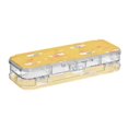 thumbnail image 2 of Plastic Pencil Box Large Capacity Pencil Boxes Clear Boxes with Snap-Tight Lid Stylish Office Supplies Storage Organizer Box Cartoon Chickens Pattern, 2 of 7