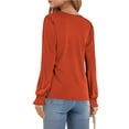thumbnail image 4 of Fantaslook Blouses for Women Dressy Puff Sleeve Tunic Tops Casual Fall Shirts, 4 of 8
