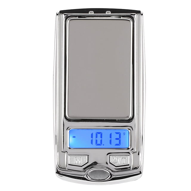 Báscula Electrónica, Mini Báscula De Plástico Con Ahorro De Energía, 100g, Con Pantalla Digital Ambiental Para El Hogar