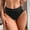 Black, variant on Women's Thong Black Half Lace Lace Pure Non Marking Low Waist Breathable Comfortable Underwear Lace Thongs for Women Variety Pack Barely There Panties for Women Womens Cute Underwear Lace Big Pads for