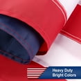 thumbnail image 6 of American Flag 4x6 FT Outdoor Heavy Duty - Deluxe 4x6 FT US USA Flags for Outside Deluxe Embroidered Stars, Sewn Stripes, Brass Grommets, 6 of 10