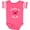 Football Pink and White, variant on Inktastic Bethany Beach Delaware Boys or Girls Baby Bodysuit