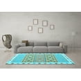 thumbnail image 3 of Ahgly Company Indoor Rectangle Southwestern Light Blue Country Area Rugs, 2' x 4', 3 of 4