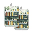 thumbnail image 7 of Yayeee Pot Holders Kitchen Heat Resistant with Pocket 7"x9.8" Cotton Oven Cooking Hot Pads, White Shelf, 7 of 7