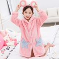 thumbnail image 4 of Pijamas de invierno para bebé, bata con capucha de dibujos animados, ropa de dormir para niña y niño, toallas de baño de calidad, ropa de pijamas Albornoz suave para niños, 4 of 4