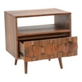 thumbnail image 2 of Moe's Home Collection O2 1 Drawer Modern Wood Nightstand in Natural, 2 of 10