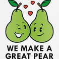 thumbnail image 3 of CafePress - We Make A Great Pear Ringer T - 100% Cotton Ringed T-Shirt, 3 of 4