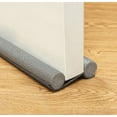 thumbnail image 1 of Burletes dobles Rawiri para puertas, bloqueador de corrientes de aire para la parte inferior de la puerta, reducción de ruido, luz y olores, parabrisas, ahorro de energía, sello debajo de la puerta,, 1 of 6