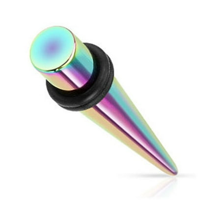 Rainbow Titanium Anodized - Titanium Anodized Rainbow Taper,Gauge (Thickness):8 (3.2Mm)