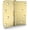 Gold, variant on PETGLE 24 Pack 4in Black Door Hinges Interior Door Hinges Black Matte 4 x 4 Inch with Square & Round Corners, Iron Material