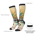 thumbnail image 4 of Xecao Cartoon Dragonfly Art Print Compression Socks for Both Men And Women for Running, Travel, Flight, Nurse, 4 of 6