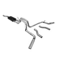 thumbnail image 1 of Flowmaster Exhaust System Kit 817507 American Thunder Cat Back System; Stainless Steel; With Muffler; 3 Inch To 2-1/2 Inch Pipe Diameter; Single Exhaust With Dual Exit; Rear/Side Exit, 1 of 4