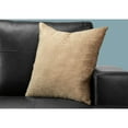 thumbnail image 4 of Pillows 18 X 18 Square Accent Sofa Couch Bedroom Polyester Brown, 4 of 7
