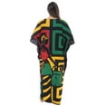 thumbnail image 3 of Riviera Sun African Print Dashiki Maxi Caftan for Women (Rasta Print 4, 2X / 3X), 3 of 3