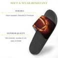thumbnail image 3 of GZHJMY Stylish Slides for Women Men, Rugby in The Fire Soft Flexible Slip-on Sandals Slippers, 3 of 7