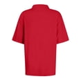 thumbnail image 4 of HAJWOH Hot Pink Womens Uniform Tops Short Sleeve Top Casual Button Down Tennis T-Shirts 2026 Summer New Collared Golf Polo Shirt Workout Blouse, 4 of 4