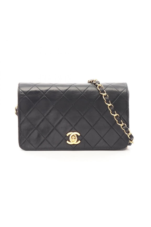 Pre-Owned Chanel Mini Matelass Full Flap Turnlock Shoulder Bag/Handbag, Lambskin Leather,...