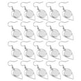 thumbnail image 3 of Materiales para manualidades de bricolaje Bling Bling 20 piezas de biseles en blanco para aretes, 3 of 12
