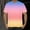 Multicolor a, variant on Zylanna Men's Short Sleeve T-Shirts, Lightweight Summer Gradient Color Crew Neck Daily leisure Tops for Men Blue Size M