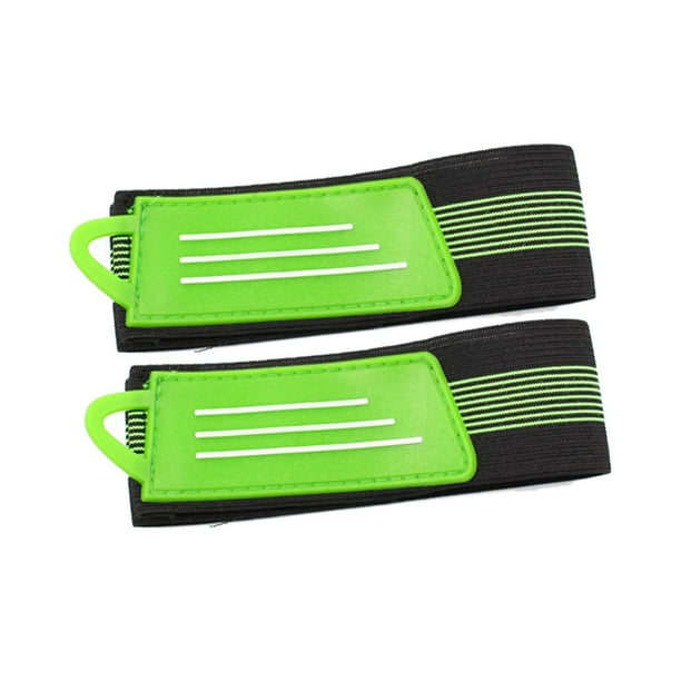2 uds ciclismo bicicleta pantalones banda pierna Clip Wrap Flexible Running Gear accesorios brazo Verde Zulema Correa para la pierna