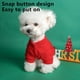 thumbnail image 5 of Ganfancp Ropa para Mascotas Perros Gatos Disfraces Ropa Invierno Caliente Cómodo Sudadera Papá Noel Liquidación Sudadera para Mascotas X1, 5 of 5