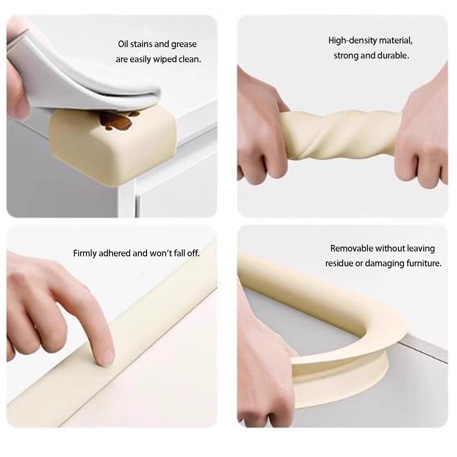 Edge Corner Protector, L-Shaped Sharp Edge Corner Edge Foam Padding, Table Corners Cushion Bumper,Self-Adhesive Anti Collision Strips For Furniture Desk Worktop