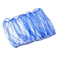 thumbnail image 3 of 43x15" Adjustable Bird Cage Net Cover Feather Catcher Guard Soft Airy Mesh Skirt, Blue, 3 of 5