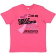 thumbnail image 3 of Inktastic I Love my Great Grandma- Breast Cancer Awareness- Hope, Support, Love Youth T-Shirt, 3 of 5