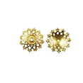 thumbnail image 1 of CG-373 18K Gold Overlay Bead Cap, 1 of 2