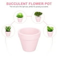 thumbnail image 4 of Raindrops 6pcs Compact Thumb Flower Pots Mini House Flower Containers Flower, 4 of 7