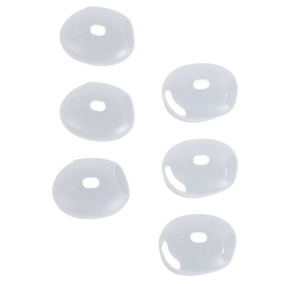 AOOOWER 3pairs Earphone Earplugs Silicone Covers Thin for Pods 4 Earbuds Comfort