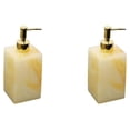 thumbnail image 3 of kurtrusly Practical Pump Bottle Shampoo Dispenser for Home Kitchen Yellow 500ml 2Set, 3 of 6