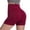 Wine, variant on CHUMUD Biker Shorts for Women Stretchy High Waisted Tummy Control Workout Running Volleyball Spandex Yoga Shorts Summer Casual