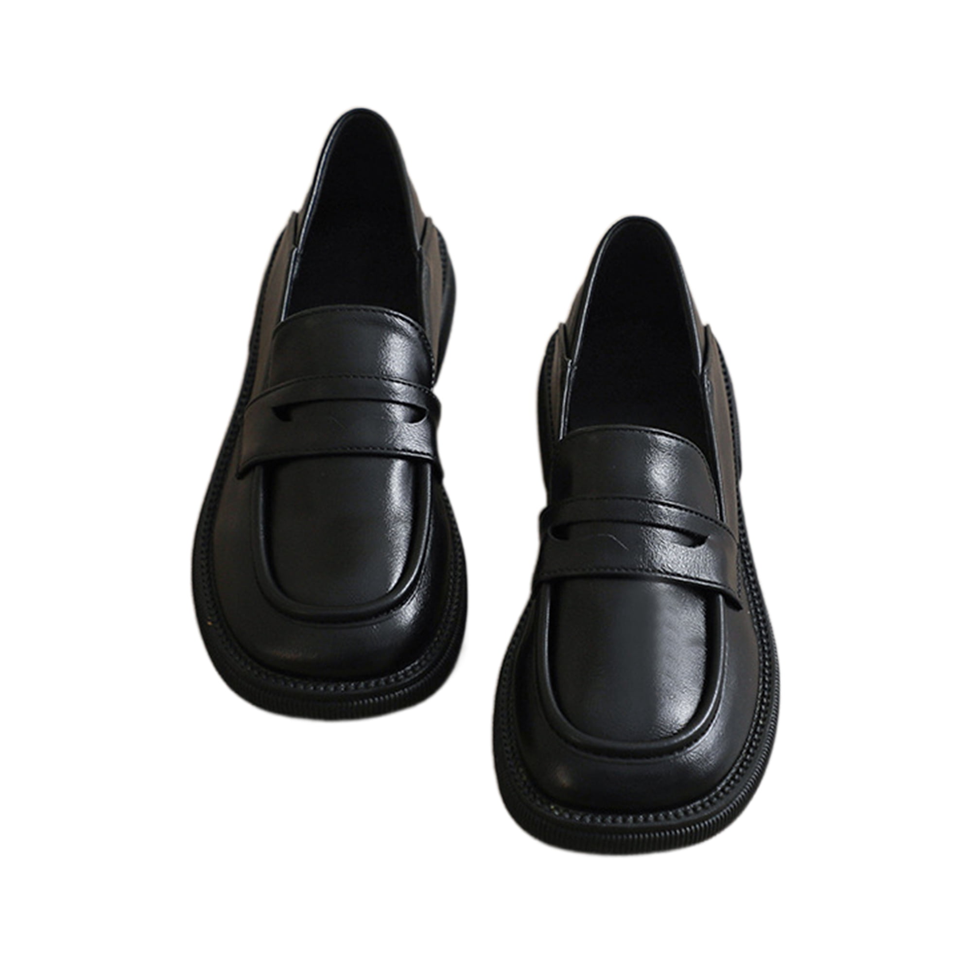 UKAP Women Lightweight Round Toe Dress Shoe Uniform Vintage Casual