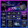 thumbnail image 2 of ASUS ROG Strix G16 (2024) Gaming Laptop, 16” Nebula QHD 240Hz, NVIDIA RTX 4060, Intel Core i9-14900HX, 16GB DDR5, 1TB SSD, Wi-Fi 6E, Windows 11, G614JVR-ES94, 2 of 13