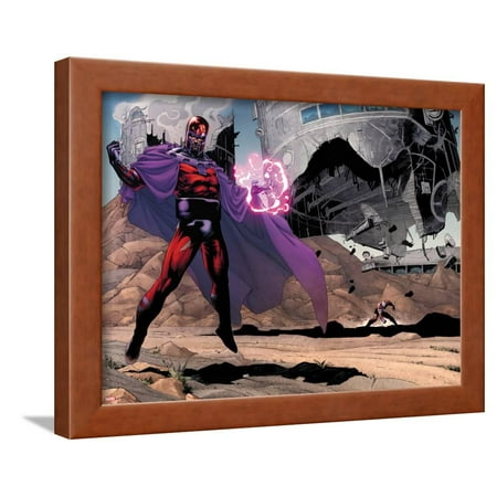AVX: Vs No.1: Magneto Framed Poster Wall Art By Adam