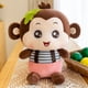 thumbnail image 1 of 25/35/50/65cm Cartoon / Cute / Soft / Monkey Plush Toys / Naughty Monkey Toys with Trousers / Children's Birthday Giftpink65cm Deng Xun unisex, 1 of 2