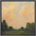 thumbnail image 5 of Framed Canvas Print Vintage Sky Landscape Wall Art Antique Decorative for Living Room Bedroom - 24"x24" BLACK, 5 of 8