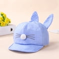 thumbnail image 2 of Jiayi Baby Hat Baseball Cap Girl Infant Rabbit Bunny Ear Kids Visor Sun Hat, 2 of 9