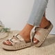 thumbnail image 2 of WILLBEST Sandalias De Plataforma Para Mujer, Sandalias De Cuña Para Mujer, Sandalias Con Punta Abierta Y Tira Trasera, Zapatos Bohemios De Vacaciones Para Damas, 2 of 8